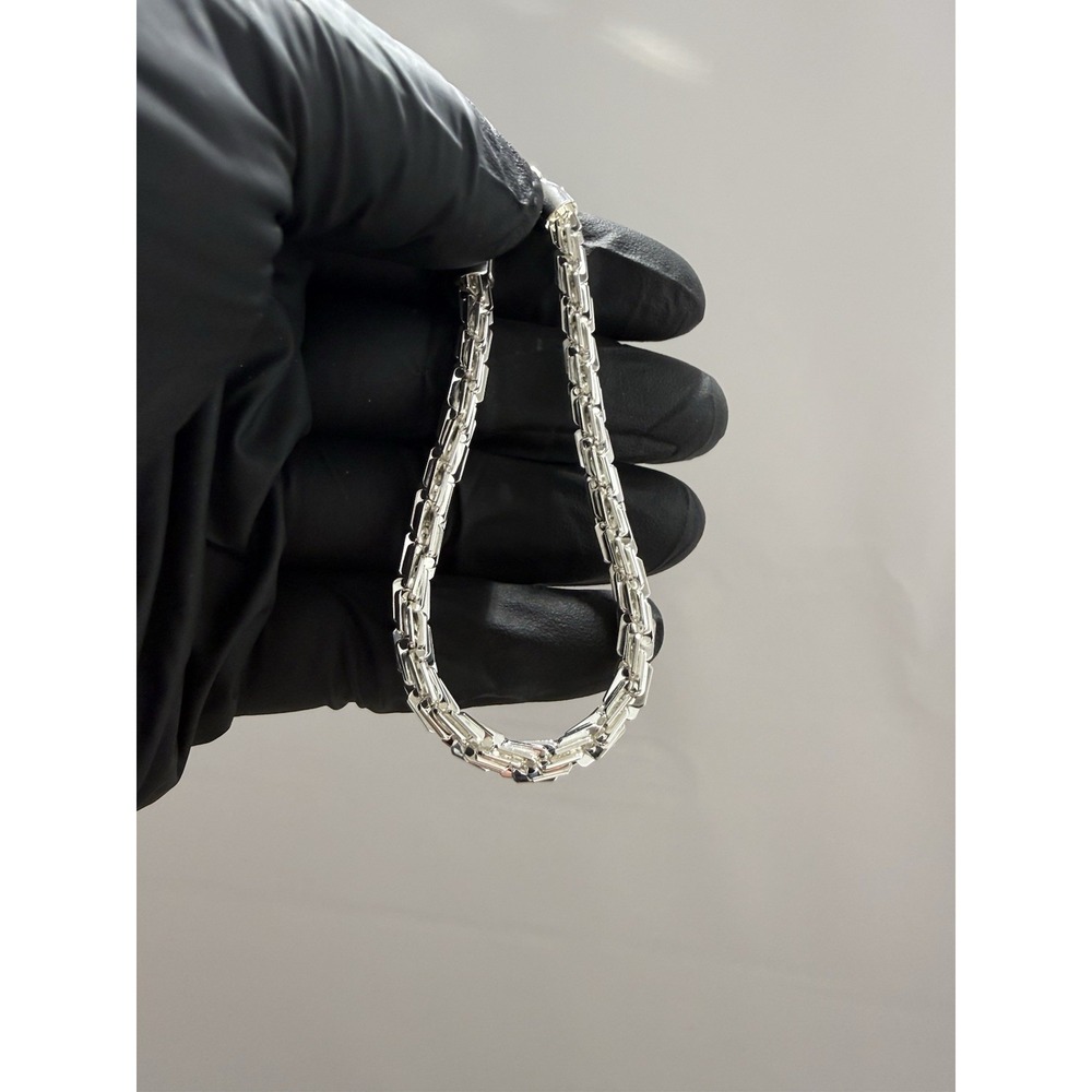 milano bracelet silver filled 8 inch 5mm stamped lobster clasp - Picture 7 of 8